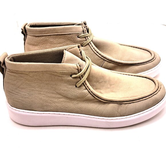 STEVE MADDEN Willis Taupe High Top chukka sneakers - Size 10 - Picture 4 of 15